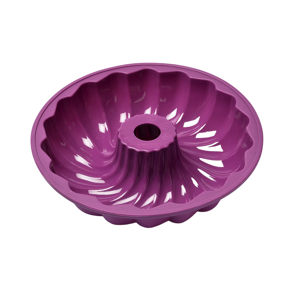 Molde de silicón ondulado 25 cm Morado Press