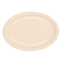 Plato ovalado 11.5 pulgadas melamina beige Tavola