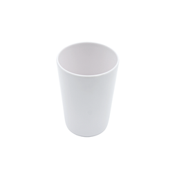 [1162537] Vaso 265 ml melamina blanca brillante