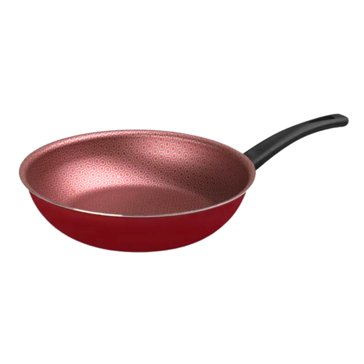 Sartén Wok de 28 cm Ekco Classic Rojo con Antiadherente