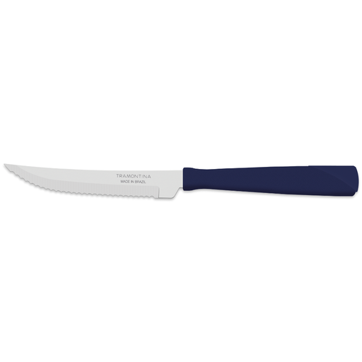 Cuchillo para asado 4 pulgadas New Kolor Azul Tramontina