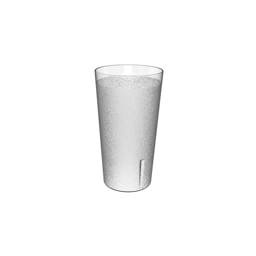 Vaso refresquero 16 onzas 480 ml de Policarbonato natural texturizado @