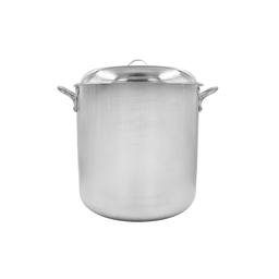 [1474170] Olla num 34 Aluminio Triple Fuerte con tapa abombada 31 litros @