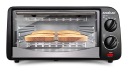 [676089] Horno Eléctrico negro de 9 litros American