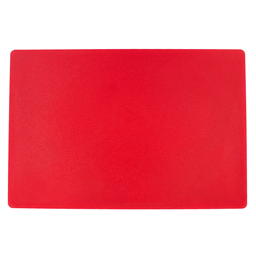 [1162884] Tabla para picar de plástico rojo 45x30x1.27cm / 12&quot;x18&quot;x1/2&quot;@