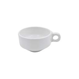 [16160245] Taza Latte jumbo apilable 16 onzas Ultra blanco 16 cm