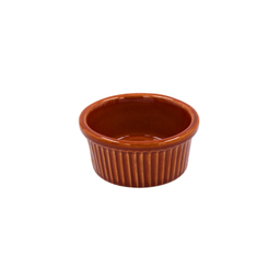 [16160399] Ramekin estriado 5 onzas Terracota 10 cm