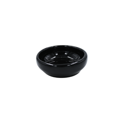 [16160452] Plato para salsa Dish 10.5 cm Negro 4 onzas