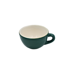 [16160628] Taza Barista Cappuccino 8 onzas Verde hotel/Blanco 26.5 cm