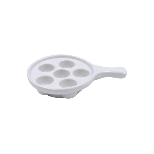 Plato caracoles Ultra blanco 19 cm