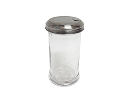 [1332282] Azucarera de vidrio cilindro lisa con tapa 300 ml