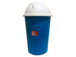 [1196161] Bote de basura plástico con tapa tipo balancin Alduchi 