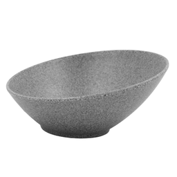 [1162702] Bowl Inclinado Melamina 21 cm Gray Granite Tavola