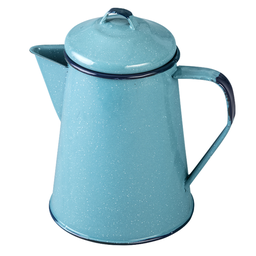 [368136] Cafetera de peltre Cinsa 2 litros azul turquesa