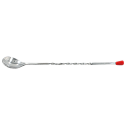 [1359633] Cuchara para bar con tapón rojo 30 cm 