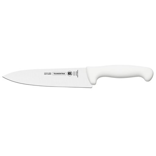 Cuchillo para Chef 10 pulgadas Tramontina mango blanco