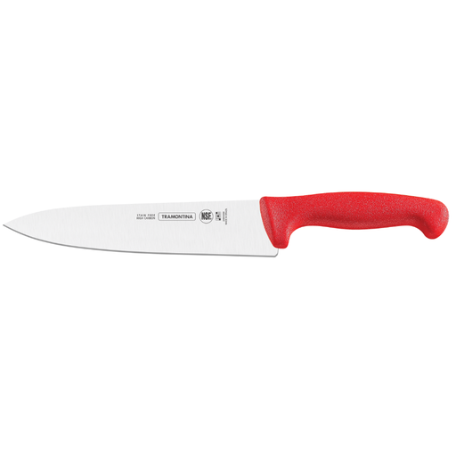 Cuchillo profesional para Chef 10 pulgadas rojo Tramontina