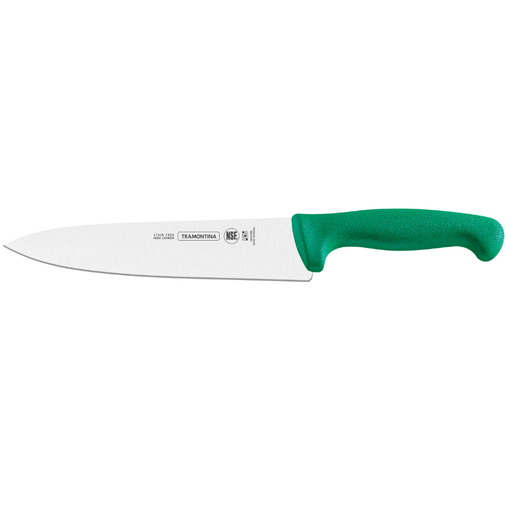 Cuchillo profesional para Chef 12 pulgadas verde Tramontina