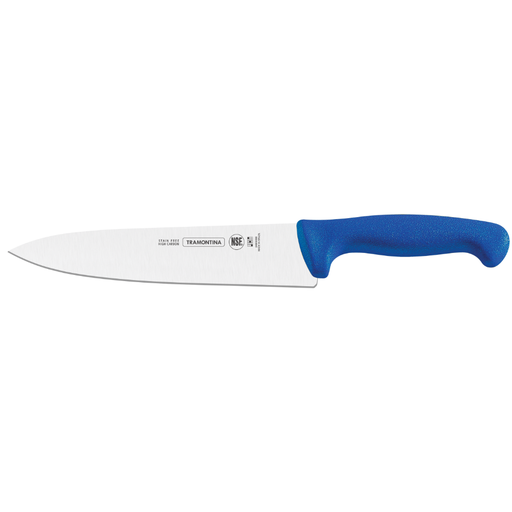 Cuchillo profesional para Chef 8 pulgadas azul Tramontina