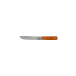 [1435118] Cuchillo de cocina con mango de madera 7&quot;