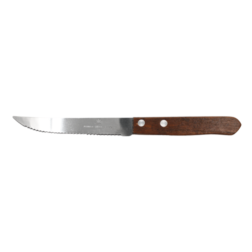 Cuchillo de sierra con mango de madera (20)