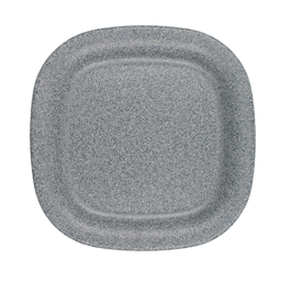 [1162693] Plato cuadrado 25 cm melamina Gray Granite Tavola