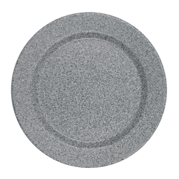 [1162701] Plato trinche 10.5 pulgadas melamina Gray Granite Horeca Tavola