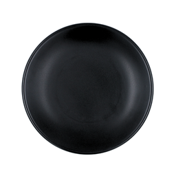 [1911301] Plato trinche 23 cm sin relieve negro mate Chena Anfora Especial